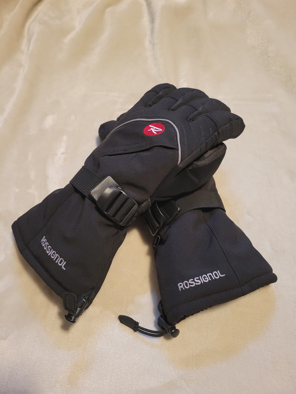 Rossignol Black Insulated Ski Gloves - Men's Winter Gloves